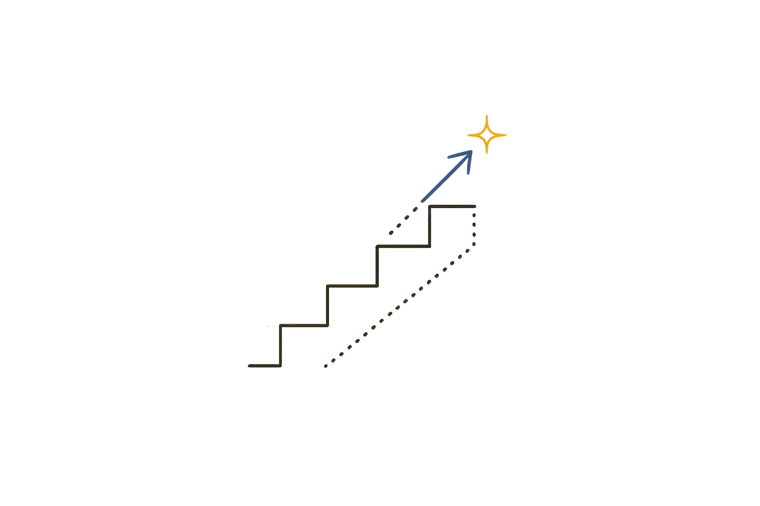 Escalera hacia una decisión